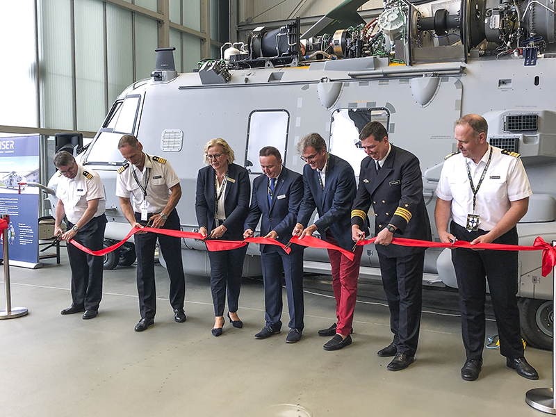 Ceremonial Handover of NTH90 MTR FC Maintenance Training Rig to the German Navy Air Wing 5 in Nordholz, Lower Saxony