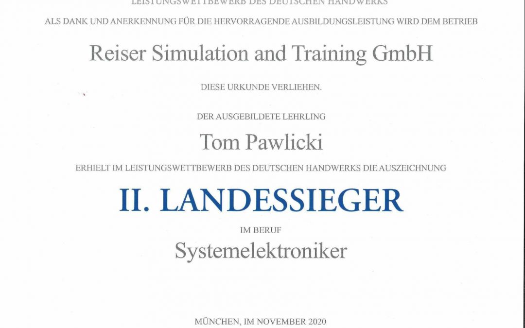 Leistungswettbewerb des Deutschen Handwerks 2020 – Landesebene